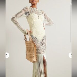 STELLA MCCARTNEY
Fringed crocheted maxi dress